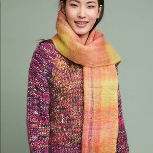 NWT Anthropologie Mattie Plaid Scarf